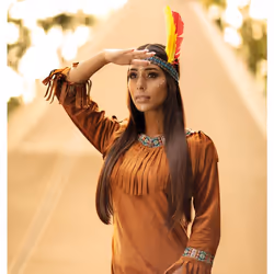 Boland Headband Indian Panoplie de plumes de guerre