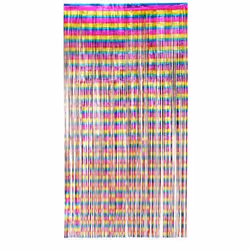 Rideau scintillant arc-en-ciel 200 x 100 cm