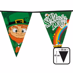 Boland 44900, Banderole en tissu, Polyéthylène, Multicolore, Image, Fête de la Saint-Patrick, 300 mm