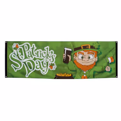 Boland 44903, Décoration, Polyester, Multicolore, Image, Fête de la Saint-Patrick, 2200 mm