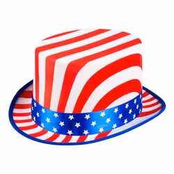 Boland 8712026449634, Chapeau de déguisement, Adulte, unisexe, Polyester, Polyvinyl chloride (PVC), Bleu, Rouge, Blanc, 240 m ...