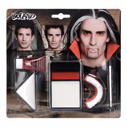 Boland 45086, Fancy dress kit, Adulte, unisexe, Noir, Rouge, Blanc, CE, 66 g