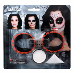 Boland 45088, Fancy dress kit, Adultes et enfants, Femelle, Noir, Rouge, Blanc, 50 g, 200 mm