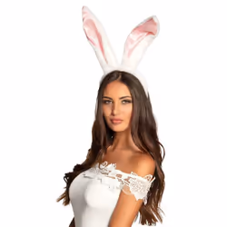 Boland 52323, Diadème pour déguisement, Adulte, Femelle, Polyester, Polypropylène (PP), Rose, Blanc, CE