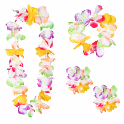Boland 52368, Collier fantaisie, Adulte, unisexe, Hawaii, Multicolore, 210 mm