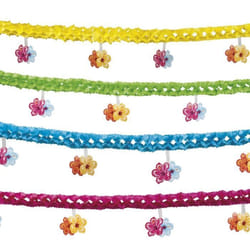 Guirlande - Hibiscus - 4m - Multicolore - Papier - Décoration Hawaïenne