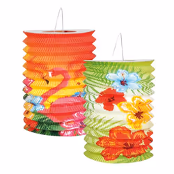 Boland 52508, Lampion en papier, Carton, Papier, Acier, Multicolore, 66 g, 190 mm, 260 mm