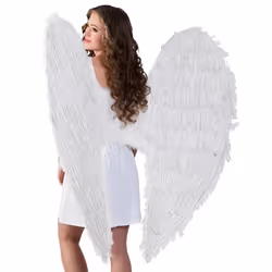 Boland 52803, Ailes de déguisement, Adulte, Femelle, Feather, Fer, Papier, Polyester, Blanc, 1,69 kg