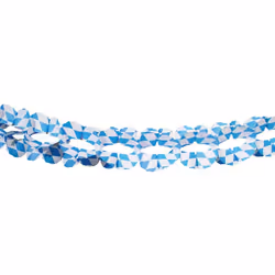 Boland 54214, Guirlande, Coton, Papier, Bleu, Blanc, 90 g, 4 m, 170 mm