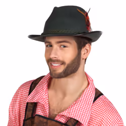 Boland 54236, Chapeau de déguisement, Adulte, Mâle, Feather, Polyester, Vert, 80 g