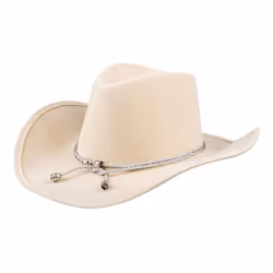 Chapeau de cowboy - Dakota - Cow-boy - Blanc - Adulte - Extérieur