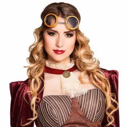 Boland 54504, Lunettes de déguisement, Adulte, unisexe, Acrylonitrile-Butadiène-Styrène (ABS), Polyester, Marron, 85 g