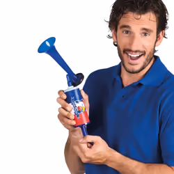 Corne de supporter France à air 45cm - Noir - Adulte - Mixte - Golf - Multisport