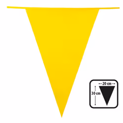 Boland 74753, Banderole en tissu, Polyéthylène, Jaune, 200 mm, 300 mm, 70 g