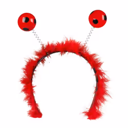 Boland 76327, Diadème pour déguisement, Femelle, Ladybird, Animal, Ladybird, Feather, Fer, Polypropylène (PP), Polystyrène