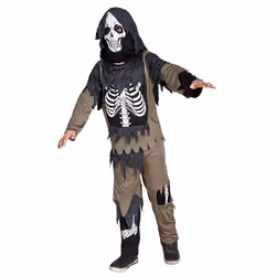 Boland 78048, Déguisement, Enfant, Mâle, Halloween, Squelette, Noir, Marron, Blanc
