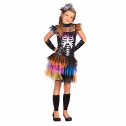 Boland 78102, Déguisement, Enfant, Femelle, Autres, Squelette, Multicolore