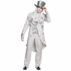 Boland 79037, Robe de déguisement, Adulte, Mâle, Autres, Fantôme, Blanc