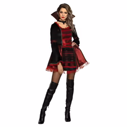 Boland 79055, Déguisement, Adulte, Femelle, Autres, Vampire, Noir, Rouge
