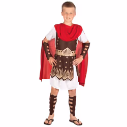 Boland 82129, Déguisement, Enfant, Mâle, Autres, Gladiator, Marron, Rouge, Blanc