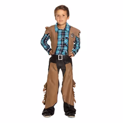 Boland 82165, Déguisement, Enfant, Mâle, Far Ouest, Cowboy Dustin, Noir, Marron