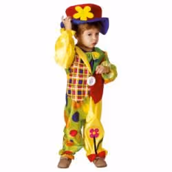 Max Bersinger 834-82-256, Déguisement, Enfant, Mâle, Uniforme, Clown, Multicolore