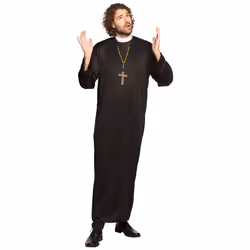 Boland 83815, Robe de déguisement, Adulte, Mâle, Autres, Noir, Blanc, Mâle