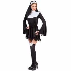 Boland 83817, Déguisement, Adulte, Femelle, Autres, M, Noir, Blanc