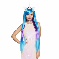 Boland Unicorn Stardust, Droit, Bleu, Femmes, Polyester, Carnaval, 380 g