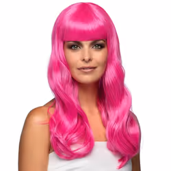 Boland 85869, Perruque de déguisement, Adulte, Femelle, Polyester, Rose, 275 g