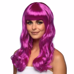 Boland 85871, Perruque de déguisement, Adulte, Femelle, Polyester, Violet, 275 g