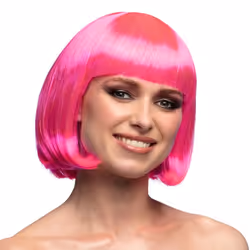 Boland 85890, Perruque de déguisement, Adulte, Femelle, Polyester, Rose, 212 g