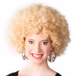 Boland 86013, Perruque de déguisement, Adulte, unisexe, Polyester, Polyéthylène, Blond, 191 g