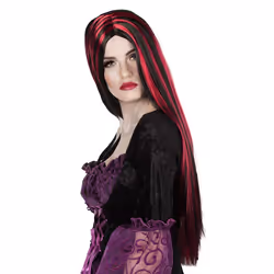 Boland 86112, Perruque de déguisement, Adulte, Femelle, Polyester, Rouge, 270 g