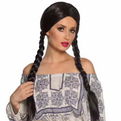 Boland 86188, Perruque de déguisement, Adulte, Femelle, Polyester, Noir, 466 g