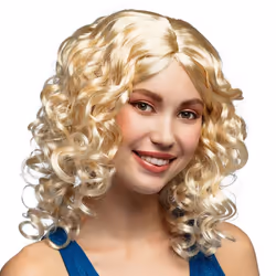 Boland 86211, Perruque de déguisement, Adulte, Femelle, Polyester, Blond, 230 g