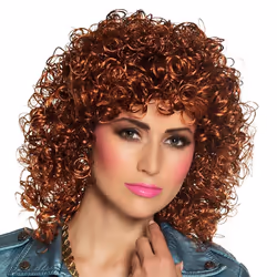 Boland 86239, Perruque de déguisement, Adulte, Femelle, Polyester, Marron, 220 g