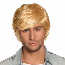 Boland 86399 Erwachsenenperücke Tyler, One Size, Perruque de déguisement, Adulte, Mâle, Polyester, Blond, 187 g
