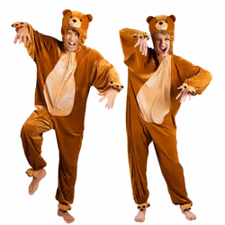 Boland 88017, Déguisement, Adulte, Unisexe, Animal, Animal, Beige, Marron