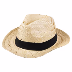 Boland 95463, Chapeau de déguisement, Adulte, unisexe, Feuille de palmier, Polyester, Naturel, 66 g