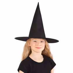 Boland 96919, Chapeau de déguisement, Enfant, Femelle, Fer, Polyester, Noir, 63 g