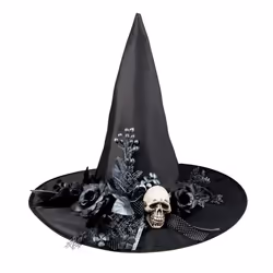 Boland 96993, Chapeau de déguisement, Adulte, Femelle, Fer, Polyester, Polystyrène, Noir, 100 g