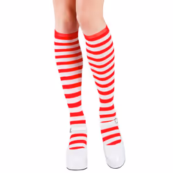 Boland 97040, Bas de déguisement, Adulte, Femelle, Polyester, Rouge, Blanc, 85 g