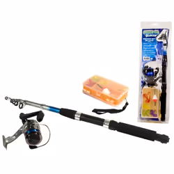 Game on Fishing Canne Tele 2.10m+accessoir, 6 an(s), 99 an(s), Canne télescopique, 2,1 m, Chine, Plastique