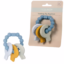 Rubo Toys Little Dutch Trousseau de clés de dentition bleu, Garçon/Fille, 4 mois, Silicone, Multicolore