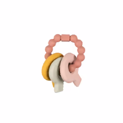 Rubo Toys Little Dutch Trousseau de clés de dentition rose