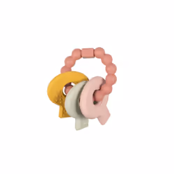 Rubo Toys Little Dutch Trousseau de clés de dentition rose