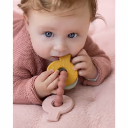 Rubo Toys Little Dutch Trousseau de clés de dentition rose - Vue supplémentaire 4