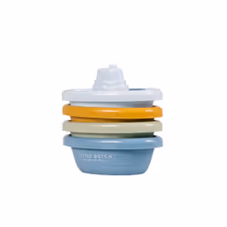 Rubo Toys Little Dutch Bateaux de Bain à Empiler Blue