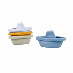 Rubo Toys Little Dutch Bateaux de Bain à Empiler Blue